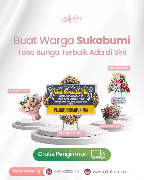     Pesan Karangan Bunga Murah di Sukabumi dengan Desain Sesuai Keinginan