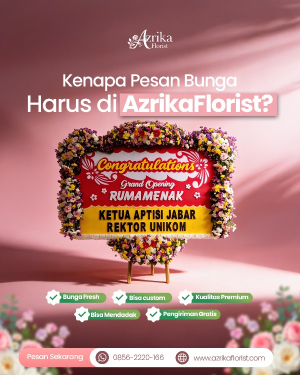     Toko Bunga Sukabumi Terpercaya dengan Layanan Custom Lengkap