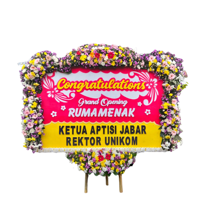 Bunga Papan Congratulation - AzrikaFlorist 008