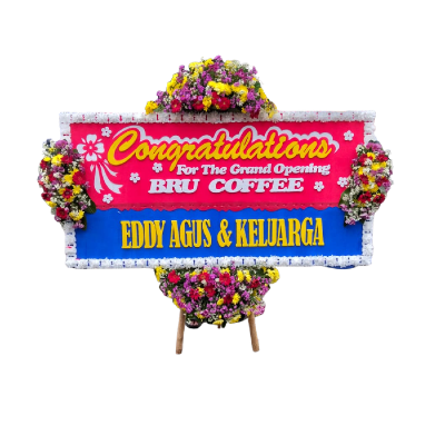 Bunga Papan Congratulation - AzrikaFlorist 005