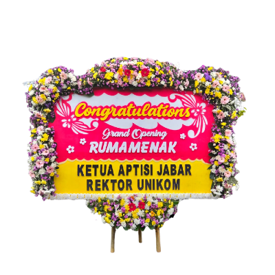 Bunga Papan Congratulation - AzrikaFlorist 008